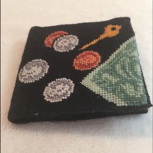 Vintage Needlepoint Wallet